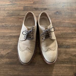 Cole Haan Suede shoes. Beige. Nike soles. Size 8.5